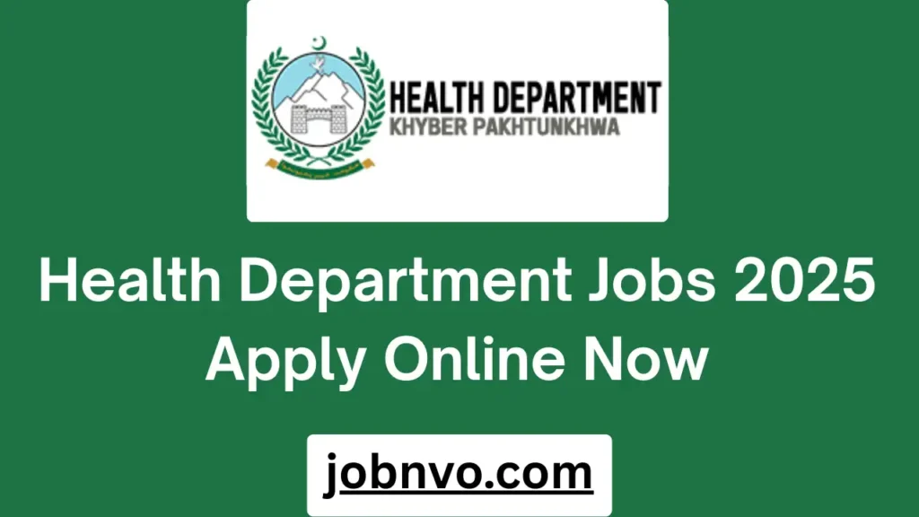 Health Department Jobs 2025 Apply Online Now